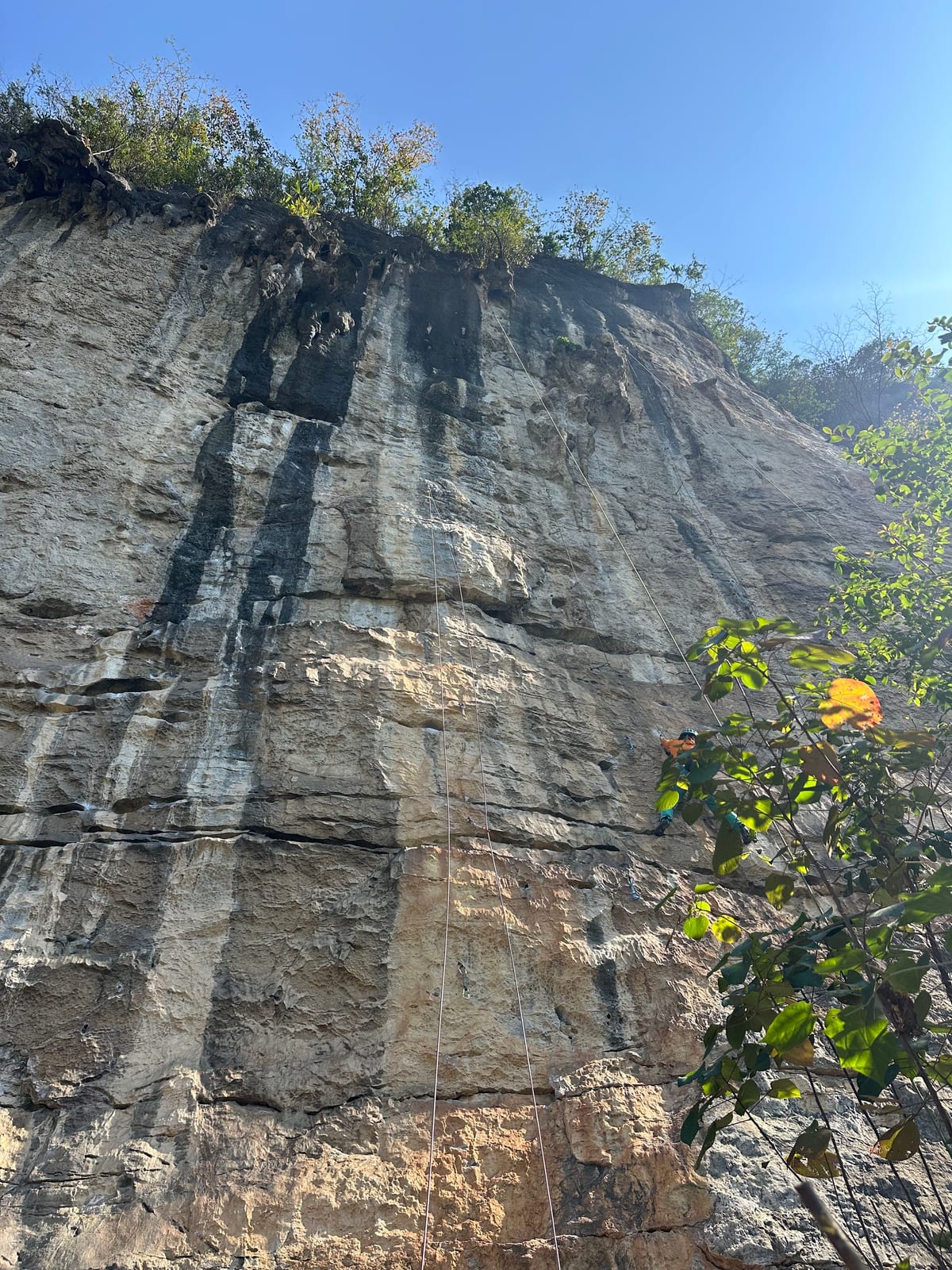 The White Cliff crag above the Yulong River near Yangshuo, China